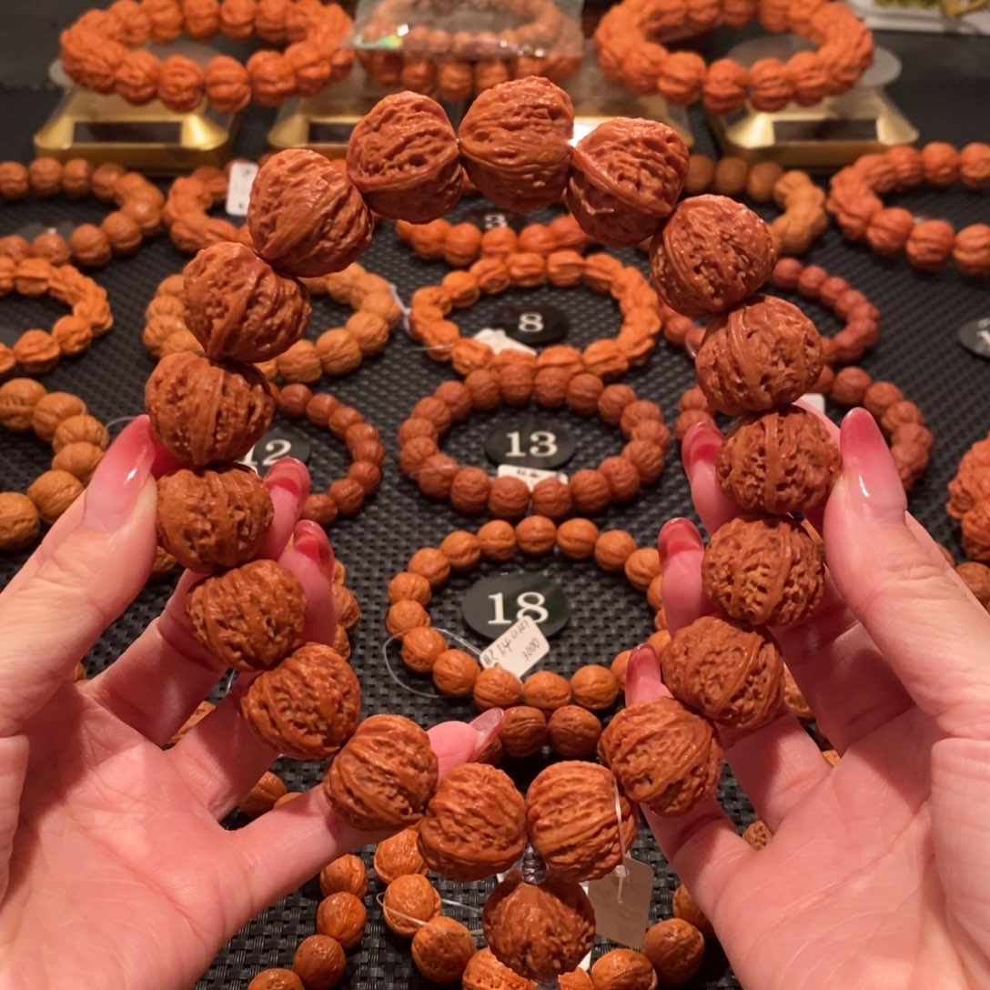 文玩核桃手串西瓜纹