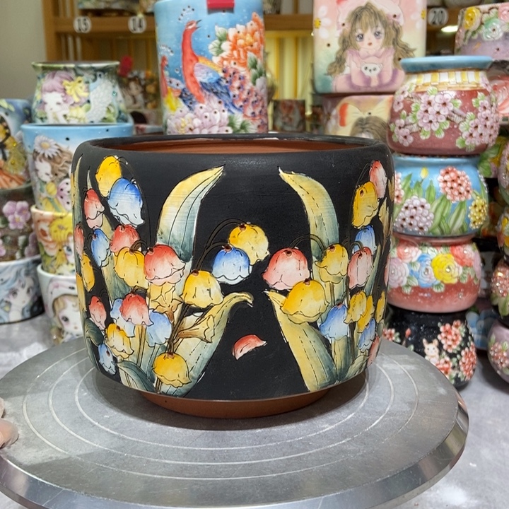 景德镇艺术手绘作品