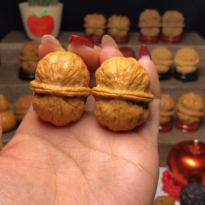 文玩核桃把件5玄武元宝