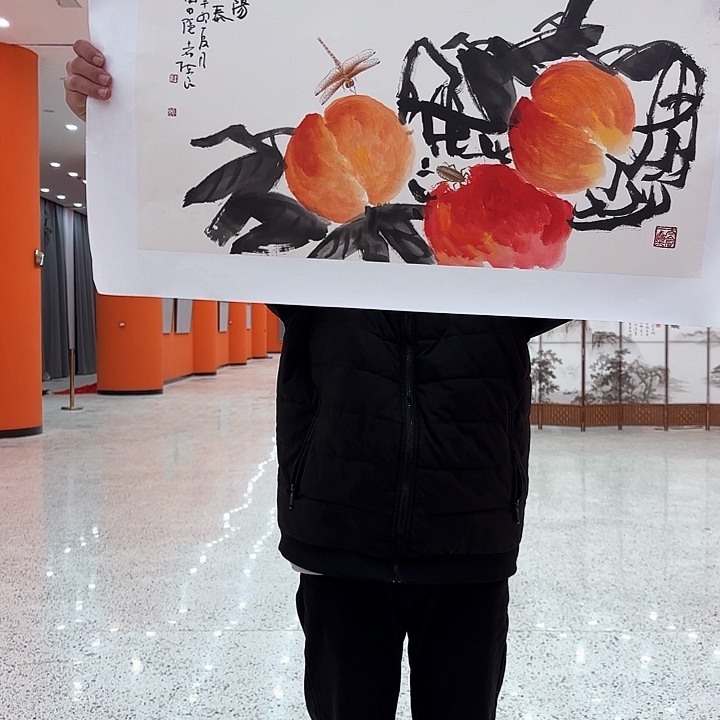 国画李陈良老先生展览原作