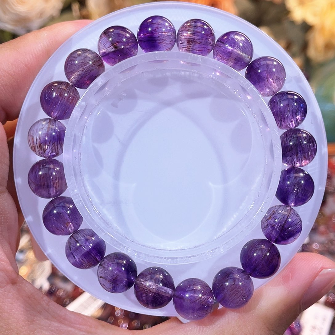 手链未镶嵌水晶9+紫超七