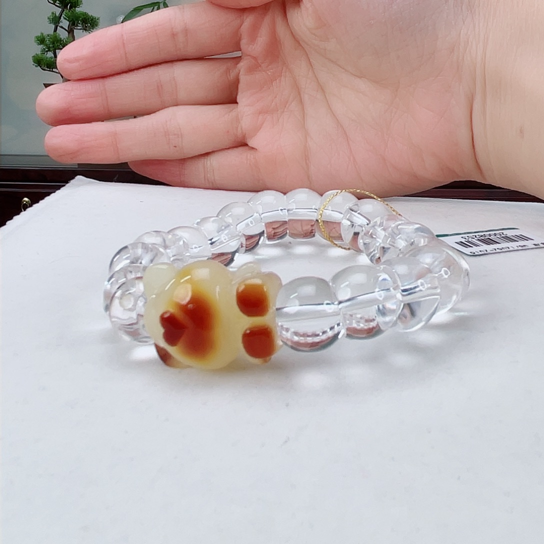 水晶手链未镶嵌水晶12.5