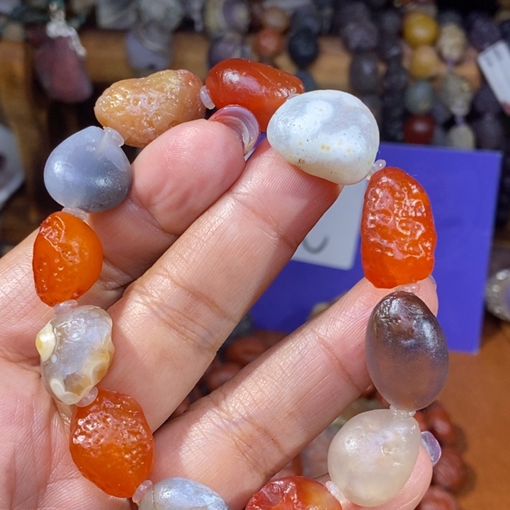 玛瑙/玉髓珠宝半成品未镶嵌加*