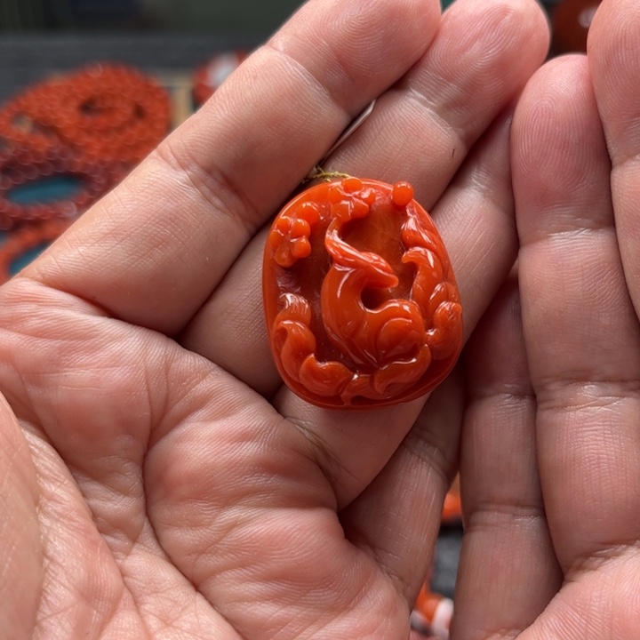 南红玛瑙手链未镶嵌