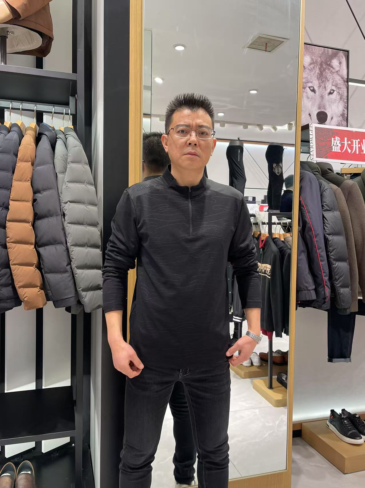 Septwolves/七匹狼25年春秋新款长袖T恤（1070）原价699