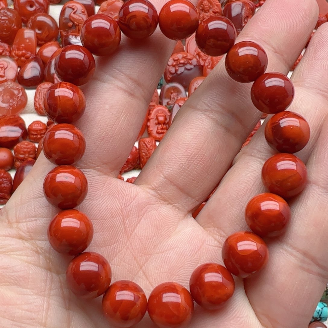 南红玛瑙未镶嵌配饰