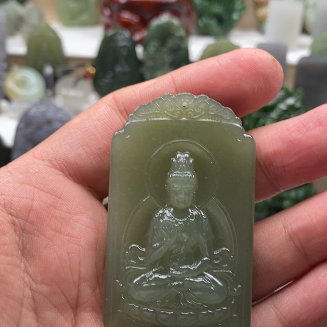 和田玉颈饰未镶嵌一**风