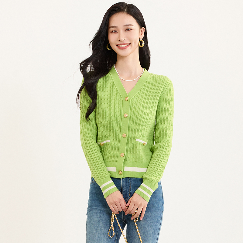 【小云总专属】佳人苑针织衫女春季新款J415009