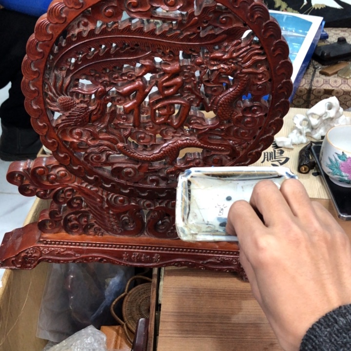 陶瓷孤品单件车里拍