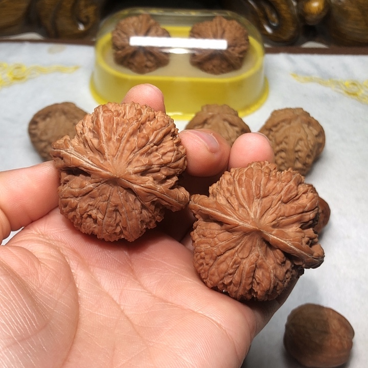 文玩核桃44尺137狮子头