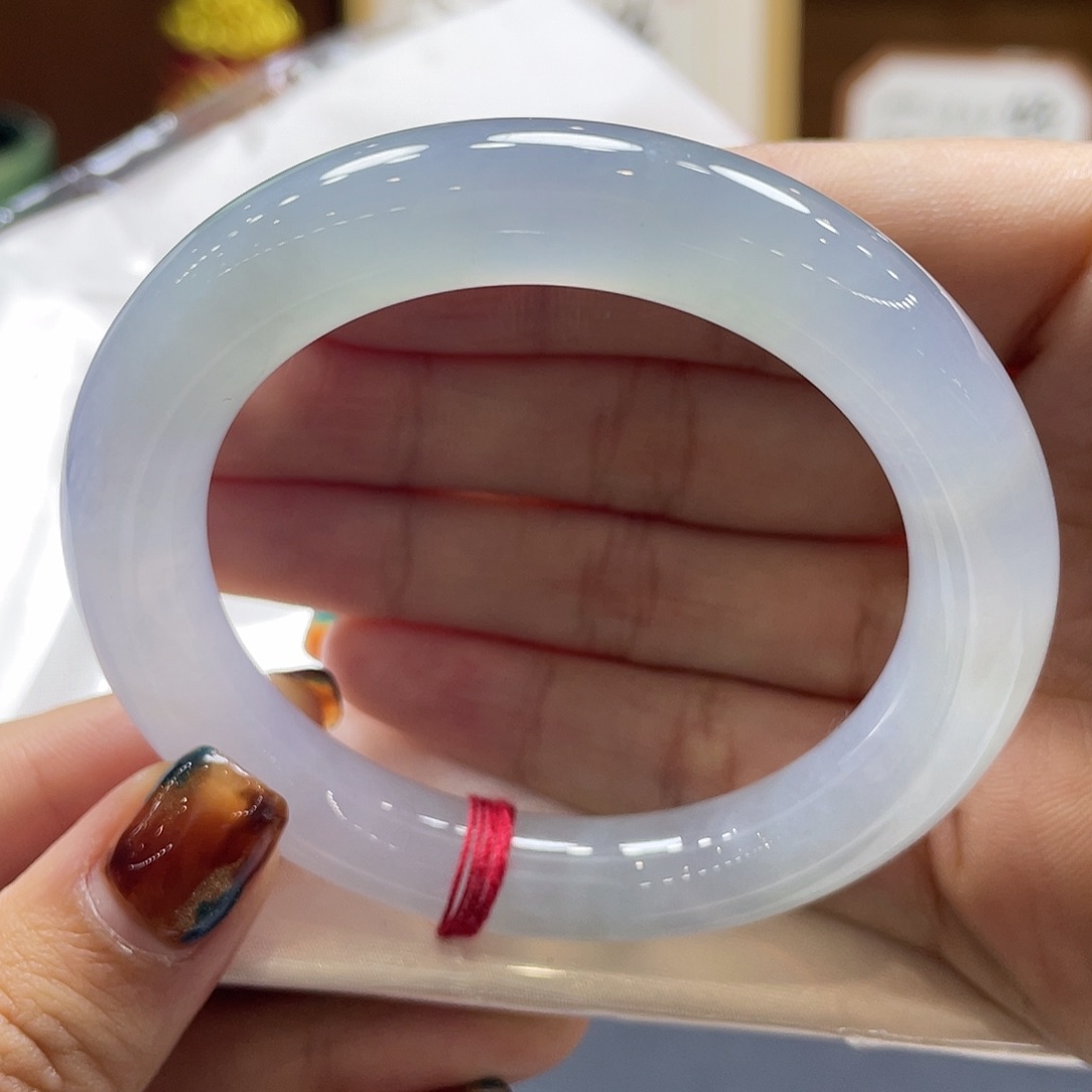 翡翠未镶嵌手镯10号