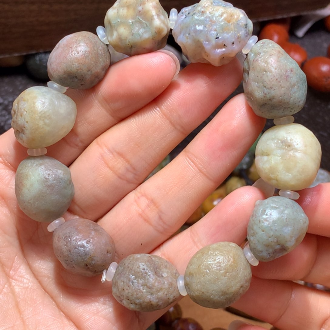 未镶嵌玛瑙/玉髓珠宝半成品