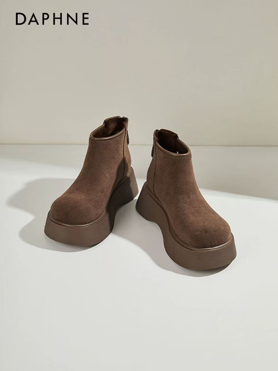 ZBJM三色“皮圈”后拉链加厚勃肯鞋（1006）