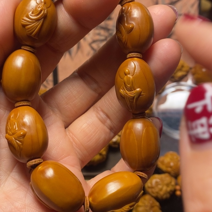 橄榄核手串/手链@**玉无相佛