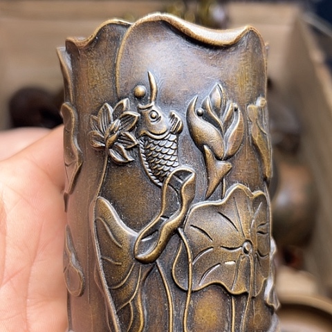 铜制文玩把玩物件