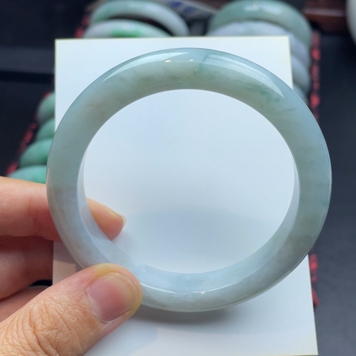 翡翠未镶嵌手镯翡翠手镯56圈口