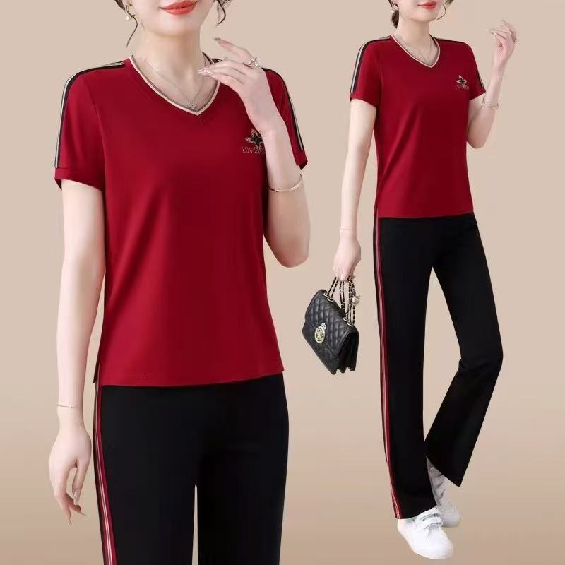 运动套装天丝罗马棉柔软舒适