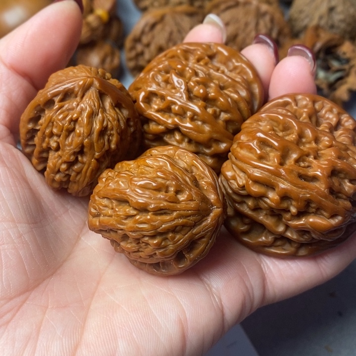 文玩核桃吊坠四座楼