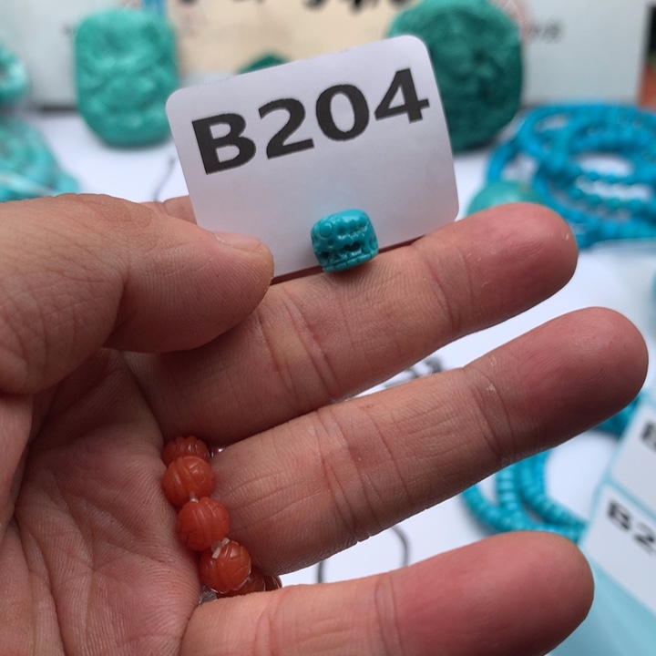 未镶嵌绿松石珠宝奇石