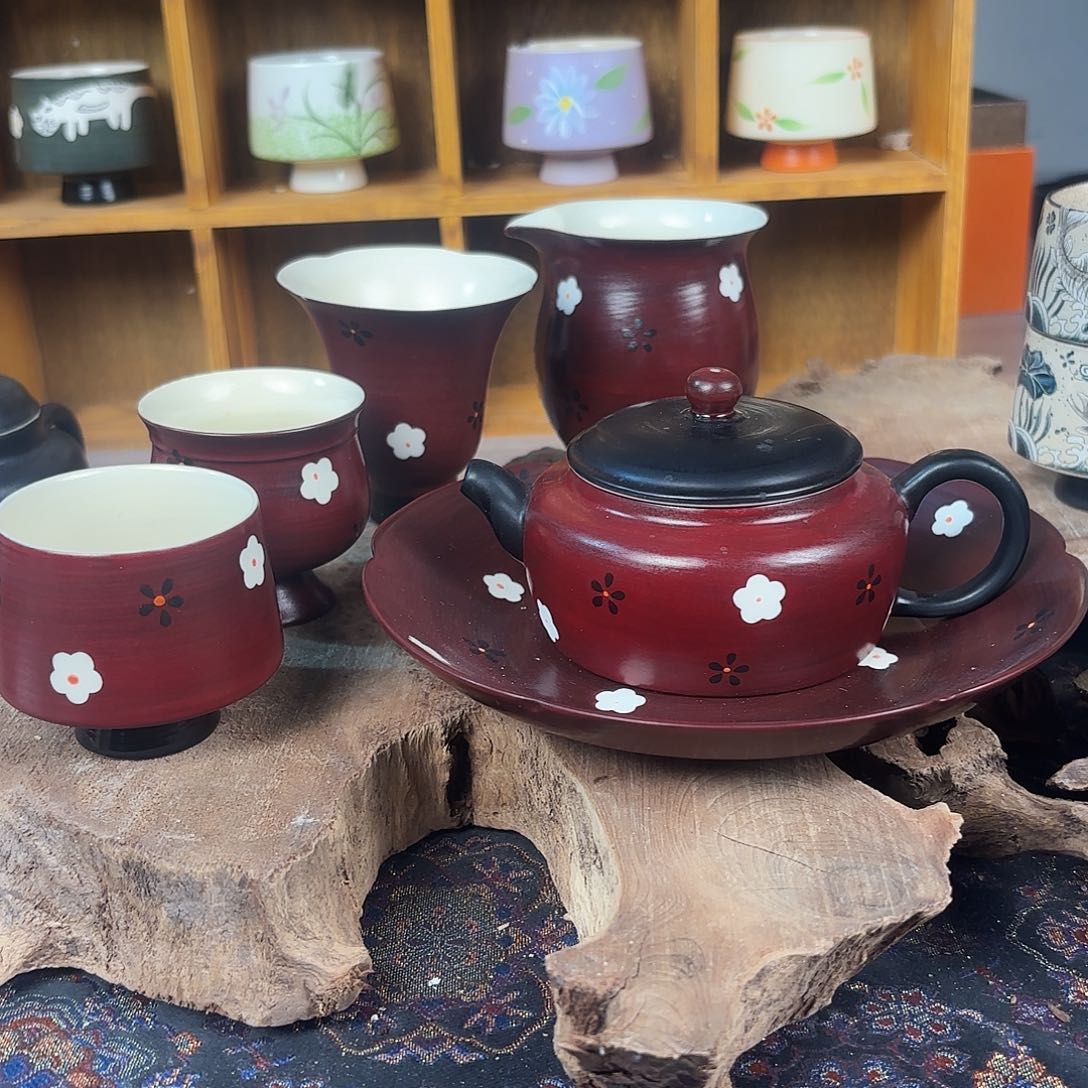 高温陶瓷茶壶茶杯盖碗