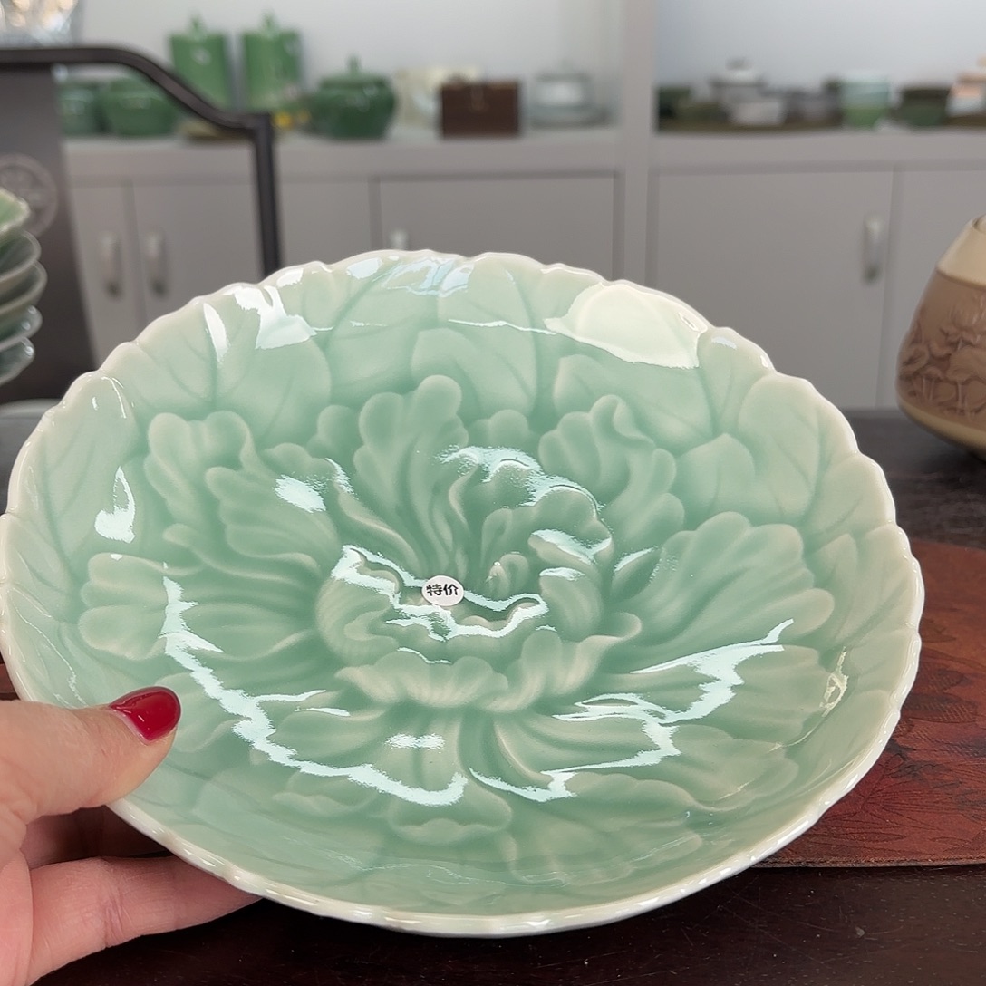 龙泉云间青瓷小米茶器