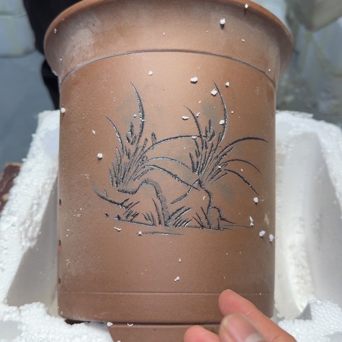 紫砂花盆口径为三