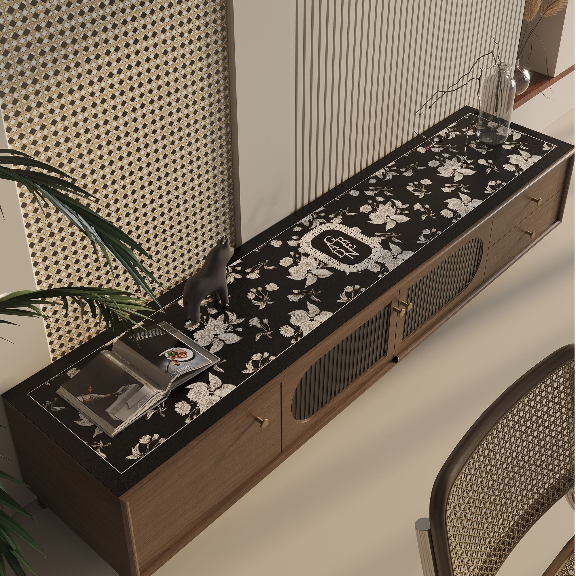 yigehome泛华1.4毫米百搭电视柜桌垫台面垫子免洗餐边柜鞋柜垫