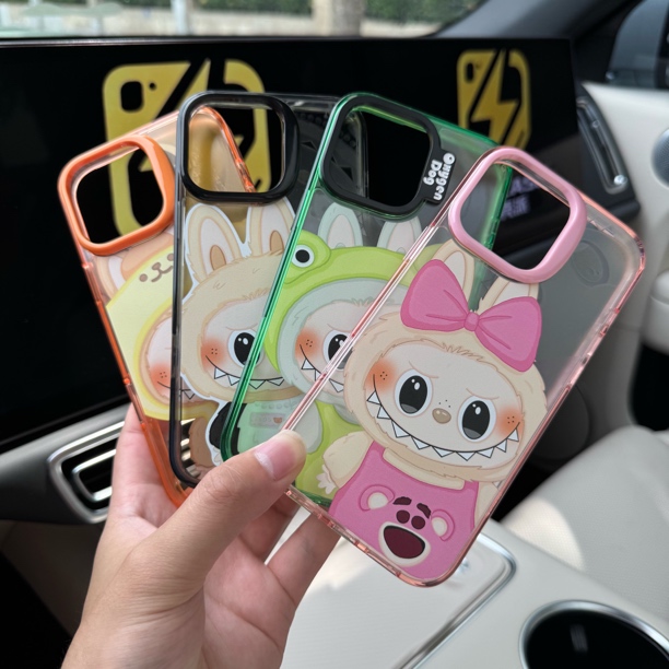 潮牌新款氧气狗吊带衫拉布布适用iPhone16promax手机壳15保护套
