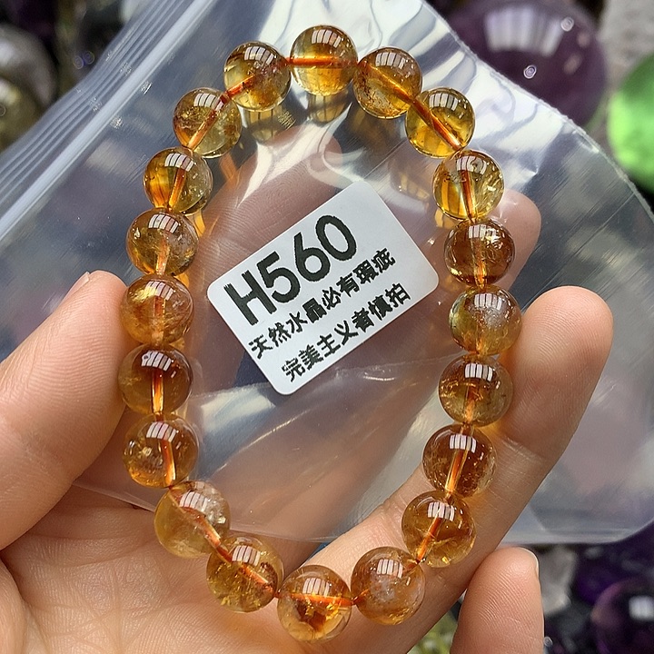 天然水晶阿塞手串10mm➕未镶嵌水晶