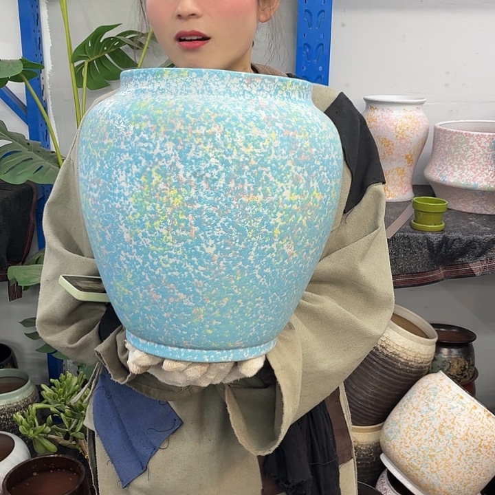 20×31 -粗陶花盆有孔-买买买