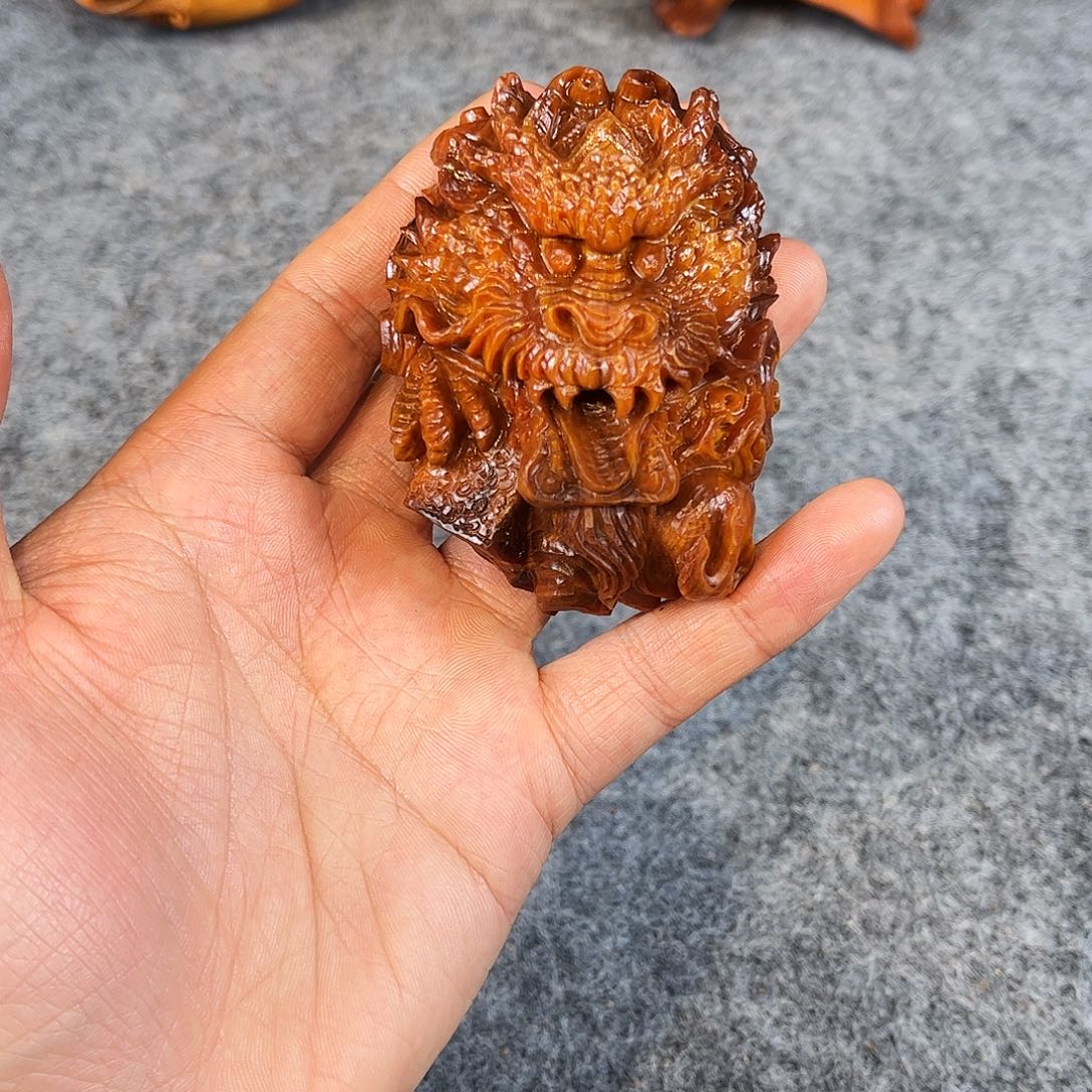 柏木（崖柏）精品把件巧克力骨