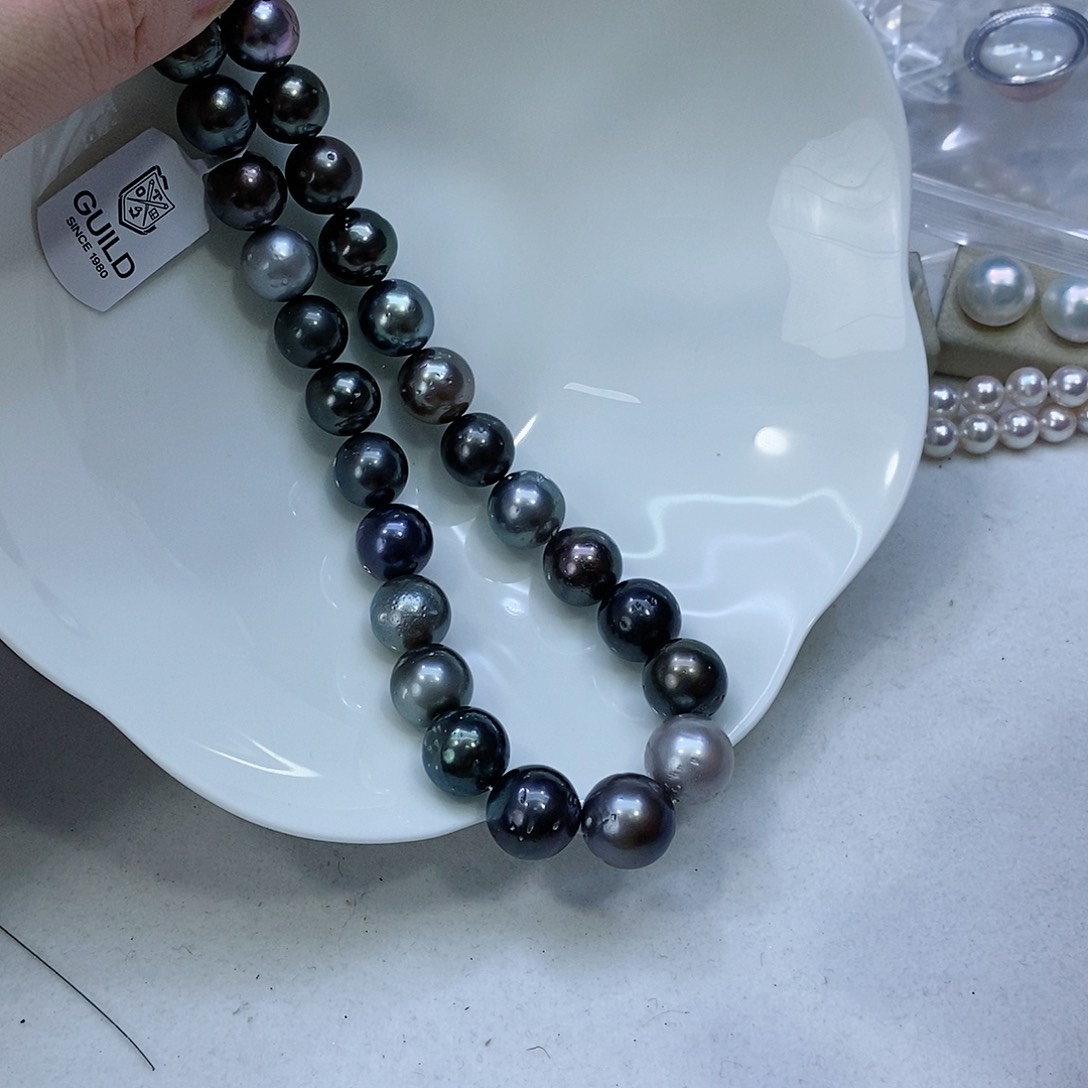 海水珍珠颈饰银S925镶嵌