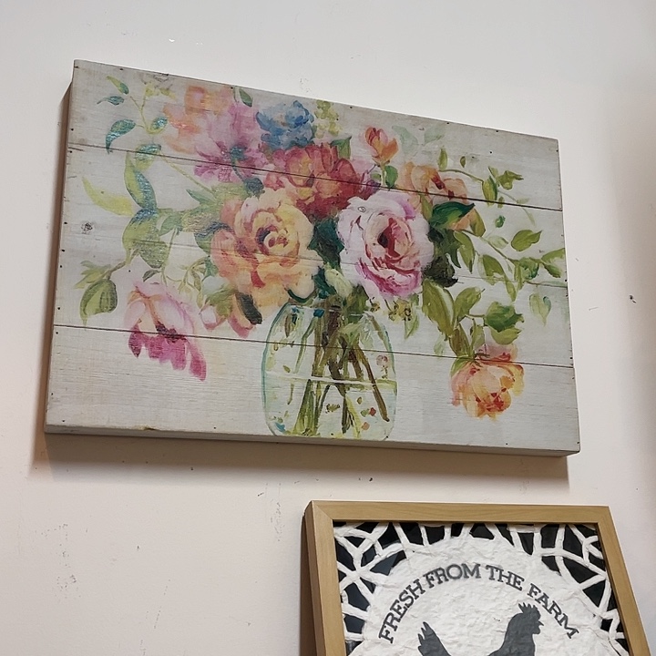 水晶玻璃吸管款挂画