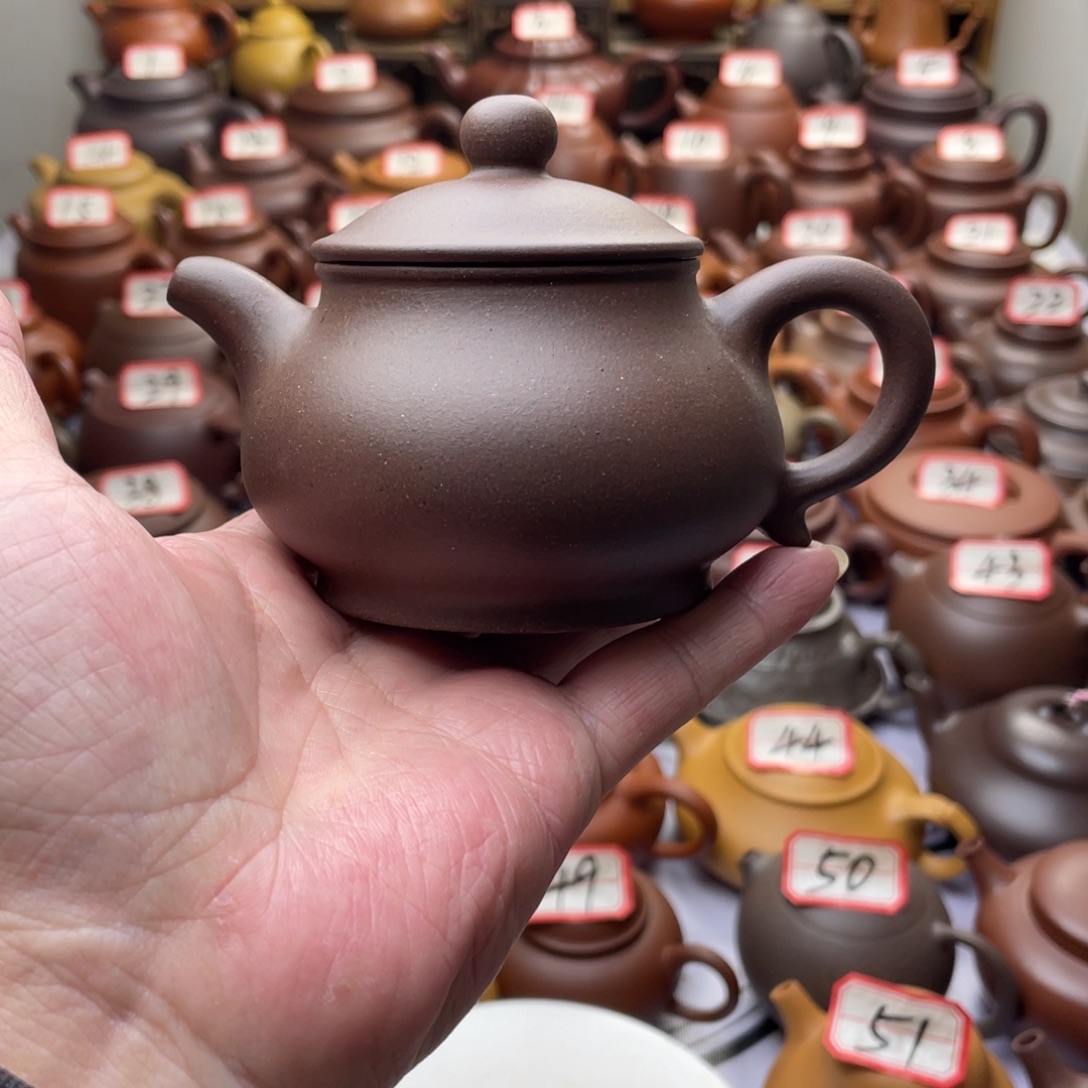 茶壶紫砂宜兴紫砂半手工