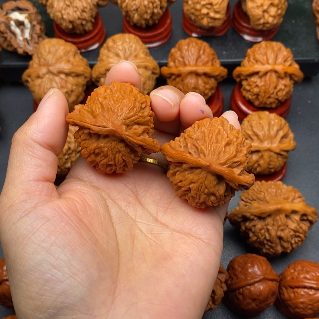 文玩核桃把件40公子帽