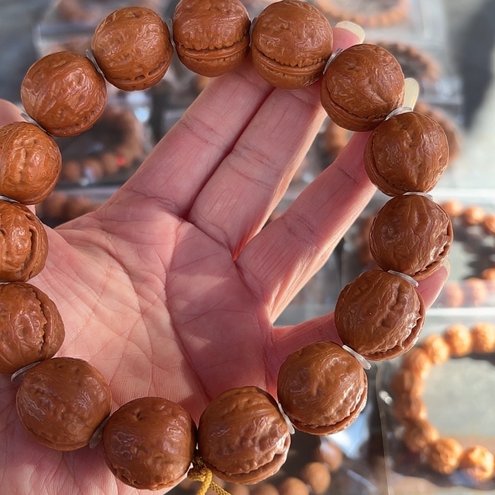 文玩核桃手串野生