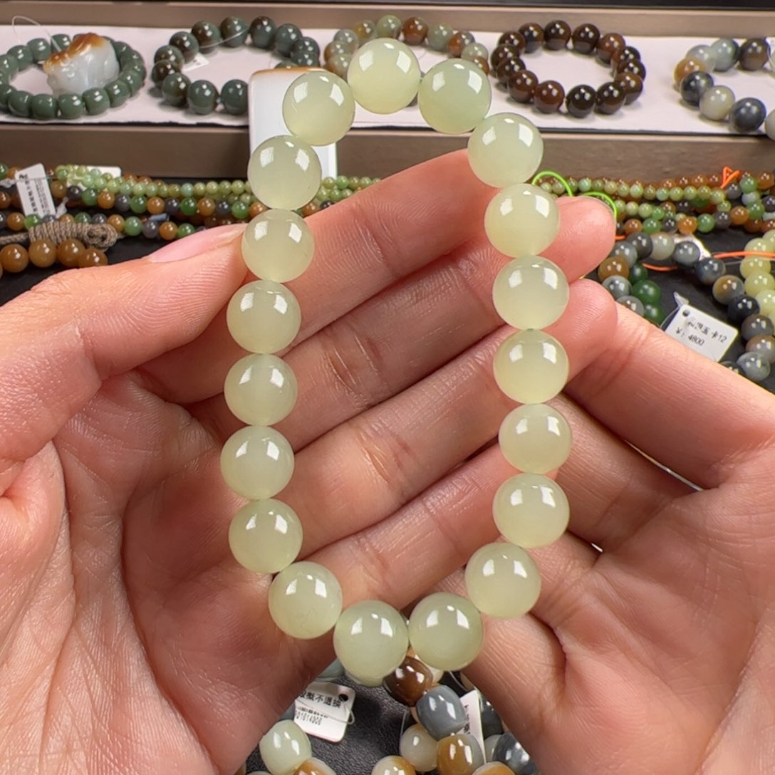 和田玉手链未镶嵌