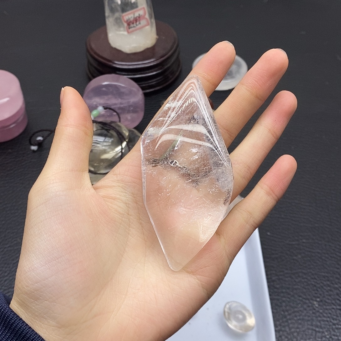 未镶嵌水晶珠宝半成品240水晶石