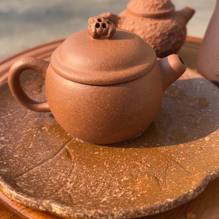 茶案紫砂五彩小胖120cc