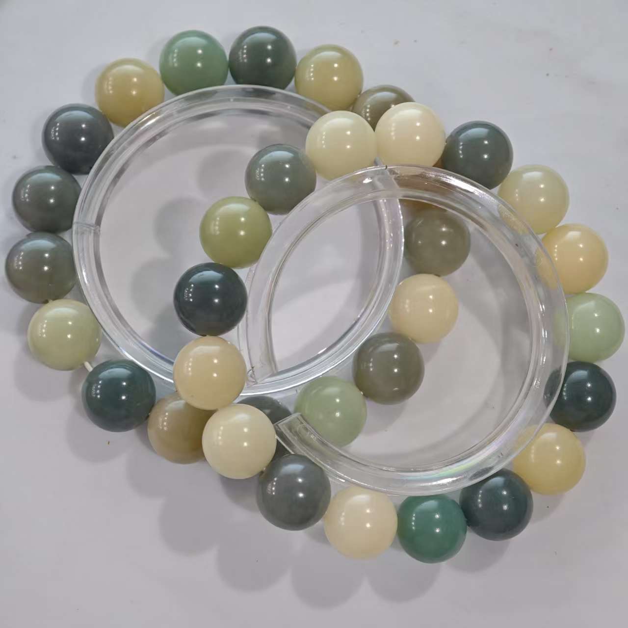 P273 多宝菩提圆珠1.3cm左右单圈手串（尺寸、样式多样性发其一）
