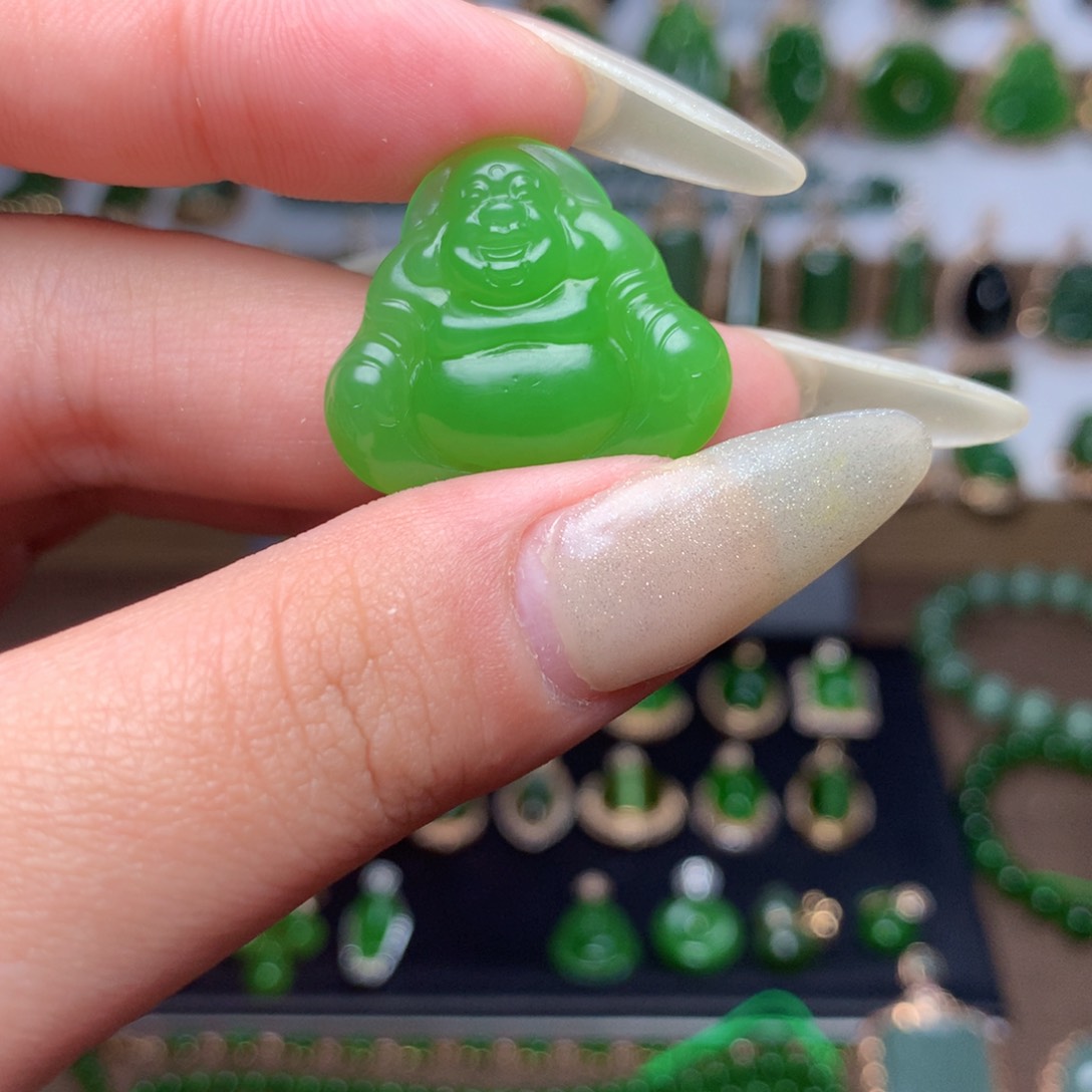 和田玉（碧玉）吊坠未镶嵌