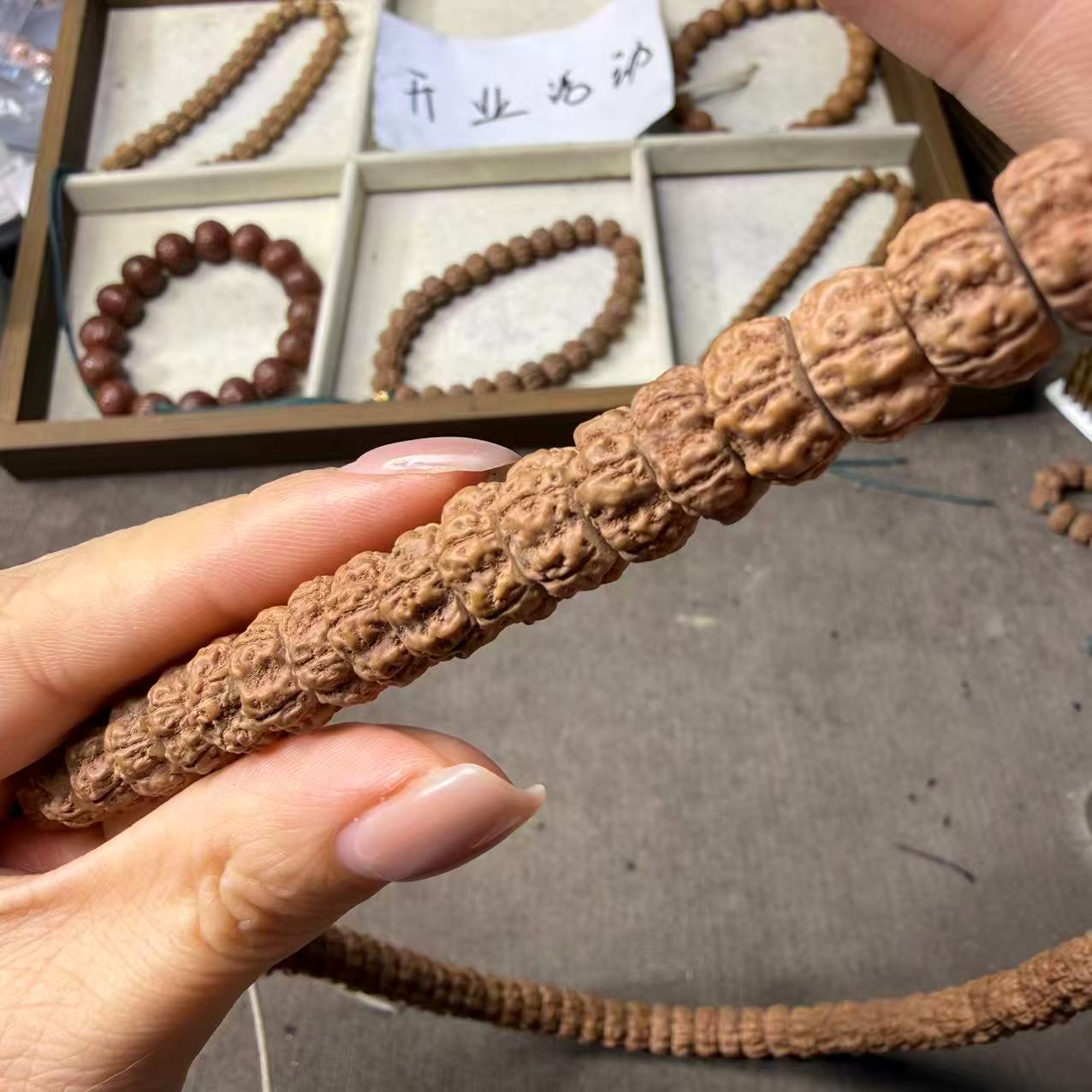 金刚菩提薄切原生态一代盘龙纹108长串+礼盒