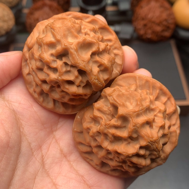 把件文玩核桃46龙鳞纹