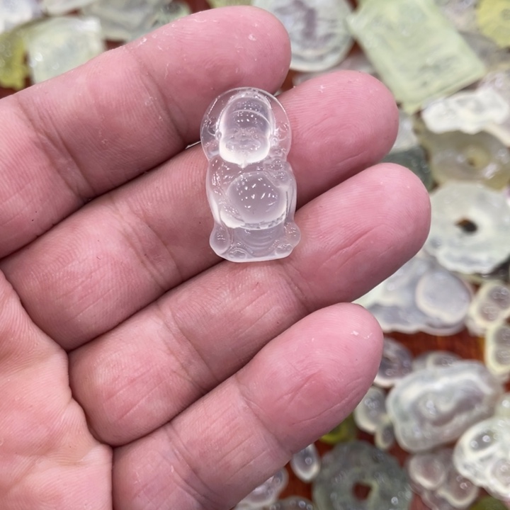 蛇纹石玉合金颈饰