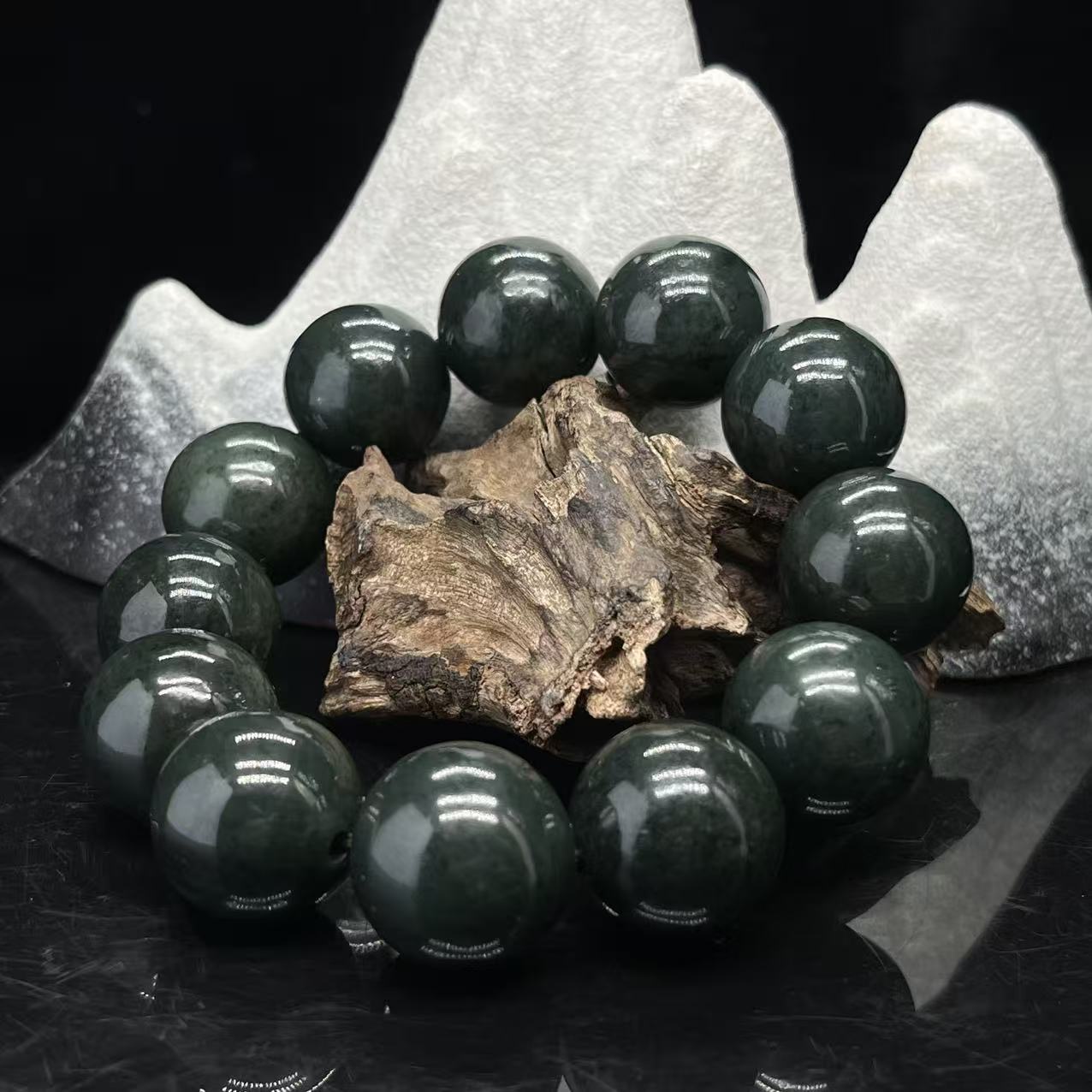 S307 和田玉手串  YS627029