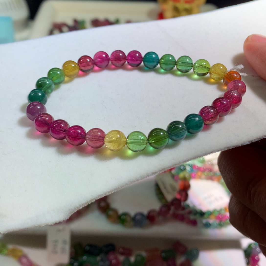 未镶嵌碧玺手链碧玺