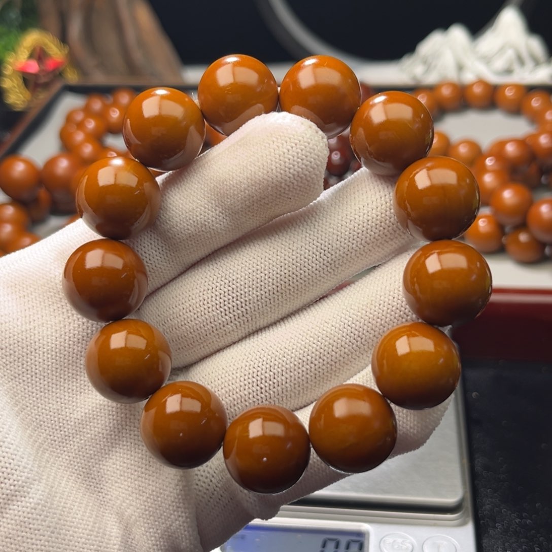 橄榄核手串1.7树王全品铁核 小孔 微瑕