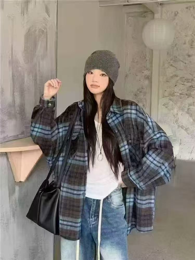 张丹丹秋日时尚百搭长袖衬衫合集E001-E200