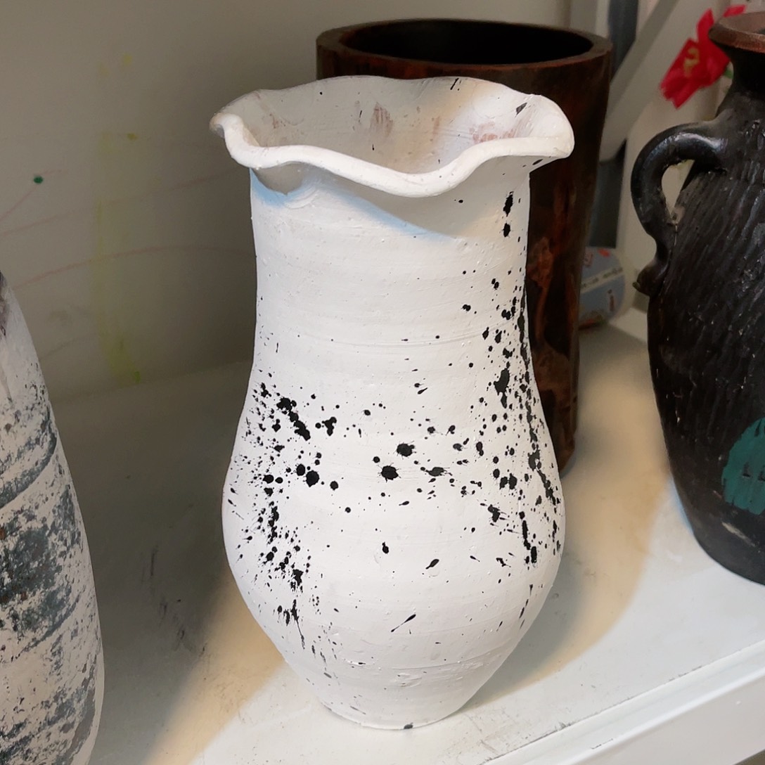 红陶无孔无孔口径10高度23