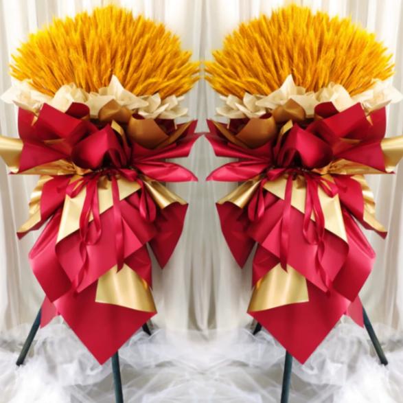 （单个）开业大麦花篮400根大麦花篮送朋友客户开业庆典花店配送上门A14